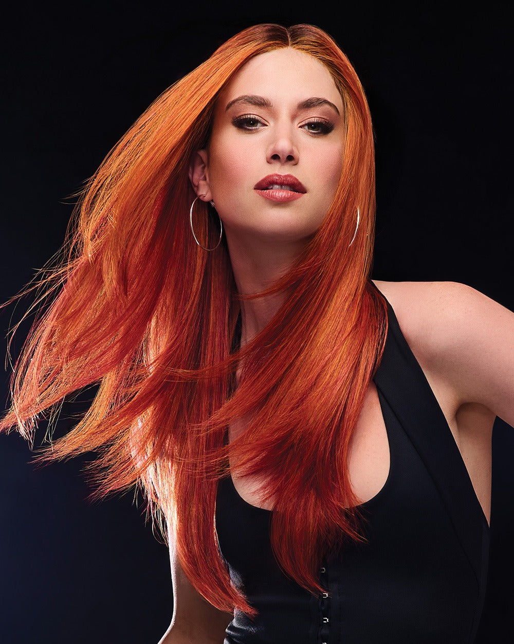 Double Tap by HairUWear Wig Long Layered Lace Front Monofilament Heat Friendly Synthetic