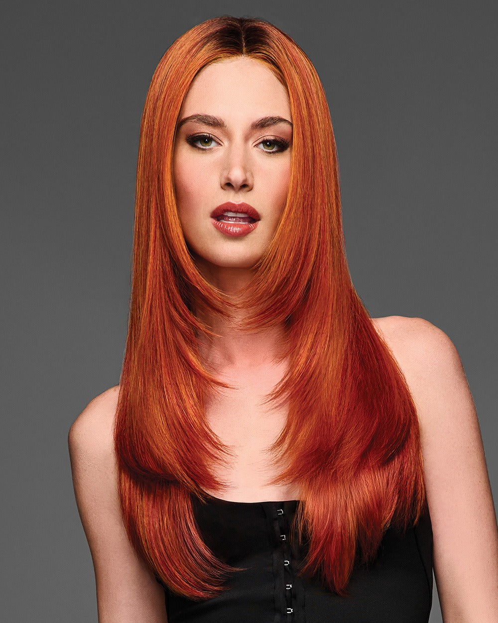 Double Tap by HairUWear Wig Long Layered Lace Front Monofilament Heat Friendly Synthetic