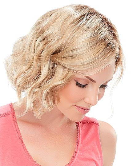 January Petite Wig by Jon Renau - Lace Front Mono Wavy Synthetic Bob