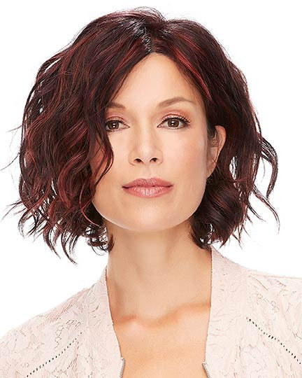 January Wig by Jon Renau - Lace Front Mono Wavy Synthetic Bob