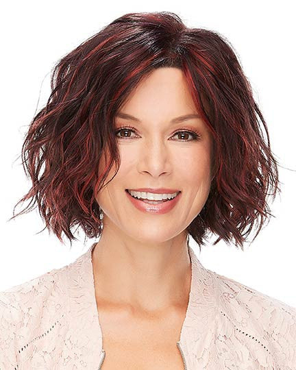January Petite Wig by Jon Renau - Lace Front Mono Wavy Synthetic Bob