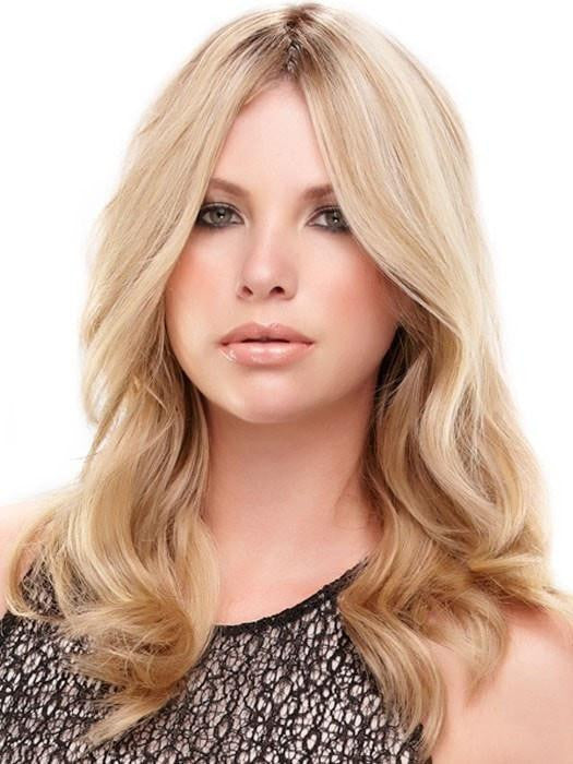easiPart 12" Topper by Jon Renau - Mono Remy Human Hair