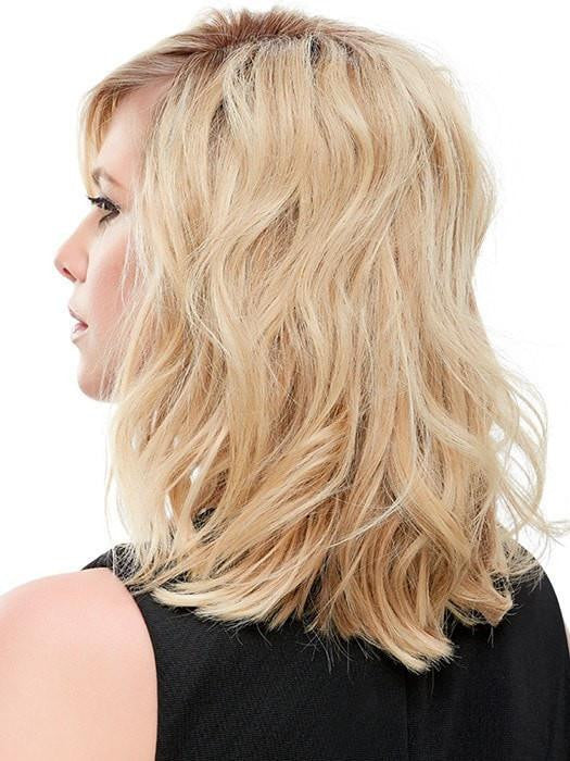 easiPart 12" Topper by Jon Renau - Mono Remy Human Hair