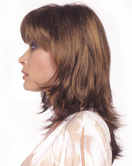 Petite Nadia Wig by Envy | Mono Part Hand Tied Layered Synthetic Wig