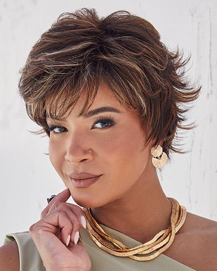 Nour | Noriko Wigs |  Classic cap | Silver Stone