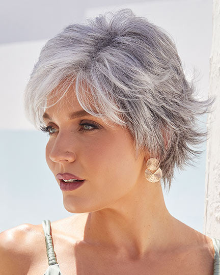 Nour | Noriko Wigs |  Classic cap | Silver Stone