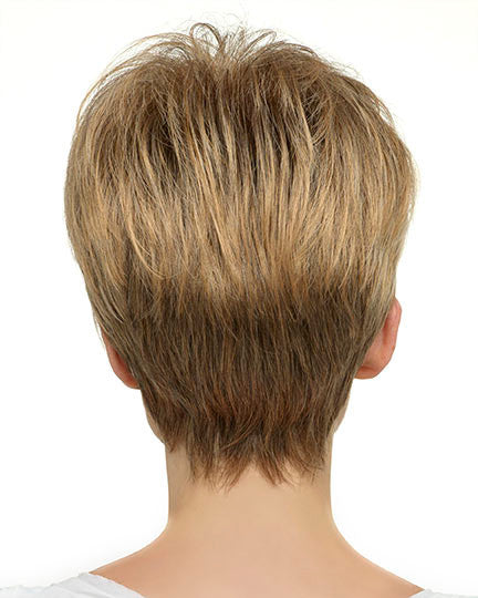 Petite Tiffany Mono Synthetic Hair by Envy Wigs Back View