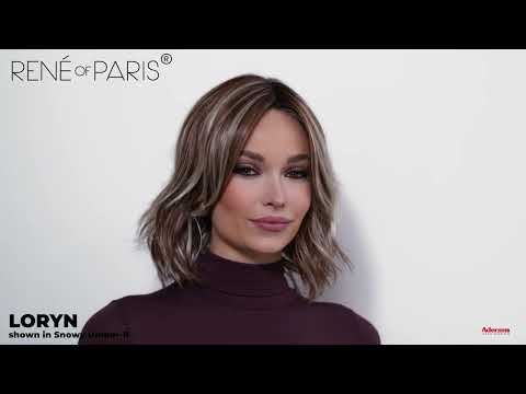 Load video: Loryn Wig by Rene of Paris - Extended Lace Front Wide Mono Part Heat Friendly