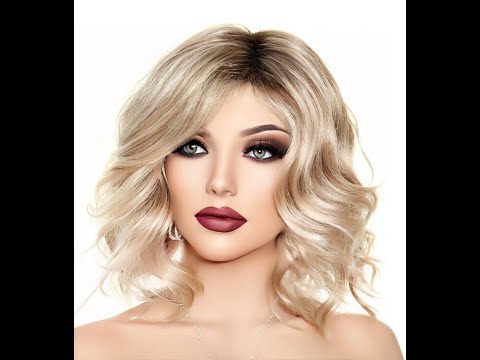 Load video: Caelen Wig by Jon Renau - Open Cap Wavy Synthetic