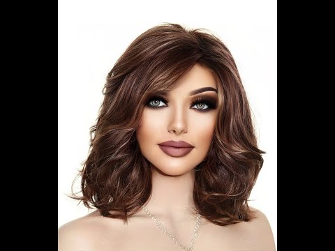 Load video: Carrie by Noriko - Machine Made Mid-Length Synthetic