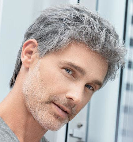 Justin - HairforMANce - Ellen Wille Wigs - Front Side view