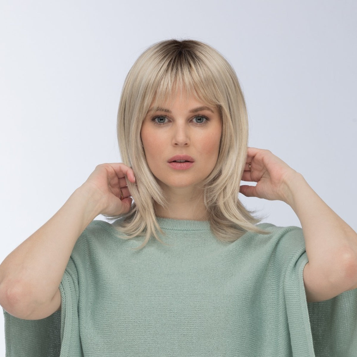 Roma by Estetica – Lace Front Mono Crown Layered Synthetic Wig
