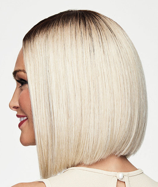 Current Events - Raquel Welch Wigs - Side view - Shaded Iced Sweet Cream available only in Current Events