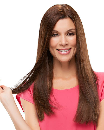 Top Form HH 18" Topper by Jon Renau - Double Mono Remy Hair