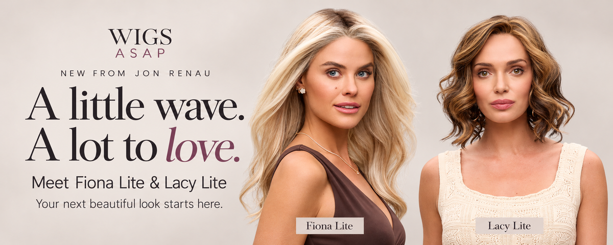 New from Jon Renau: Fiona Lite and Lacy Lite wigs. A little wave. A lot to love.