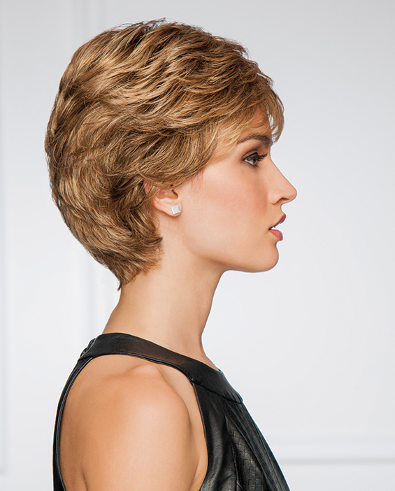 gabor synthetic wig upper cut point  side  view 2