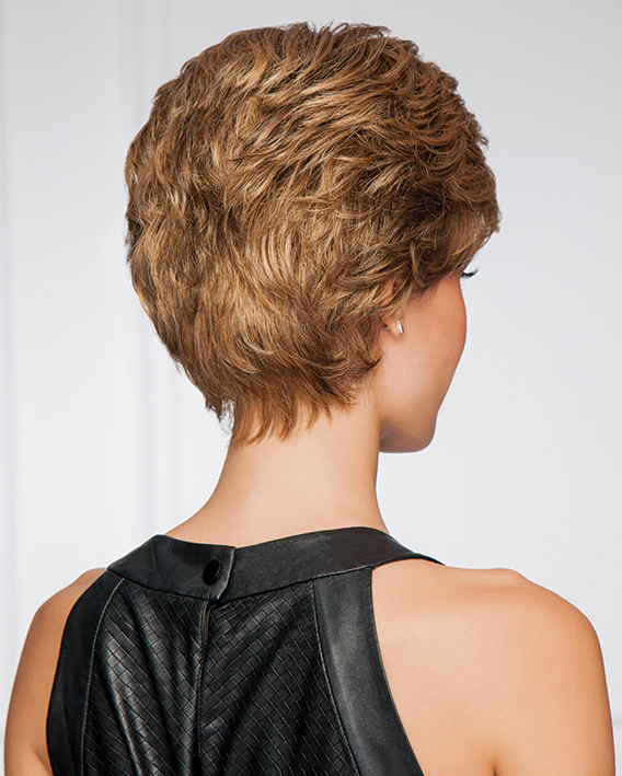 gabor synthetic wig upper cut point  back  view